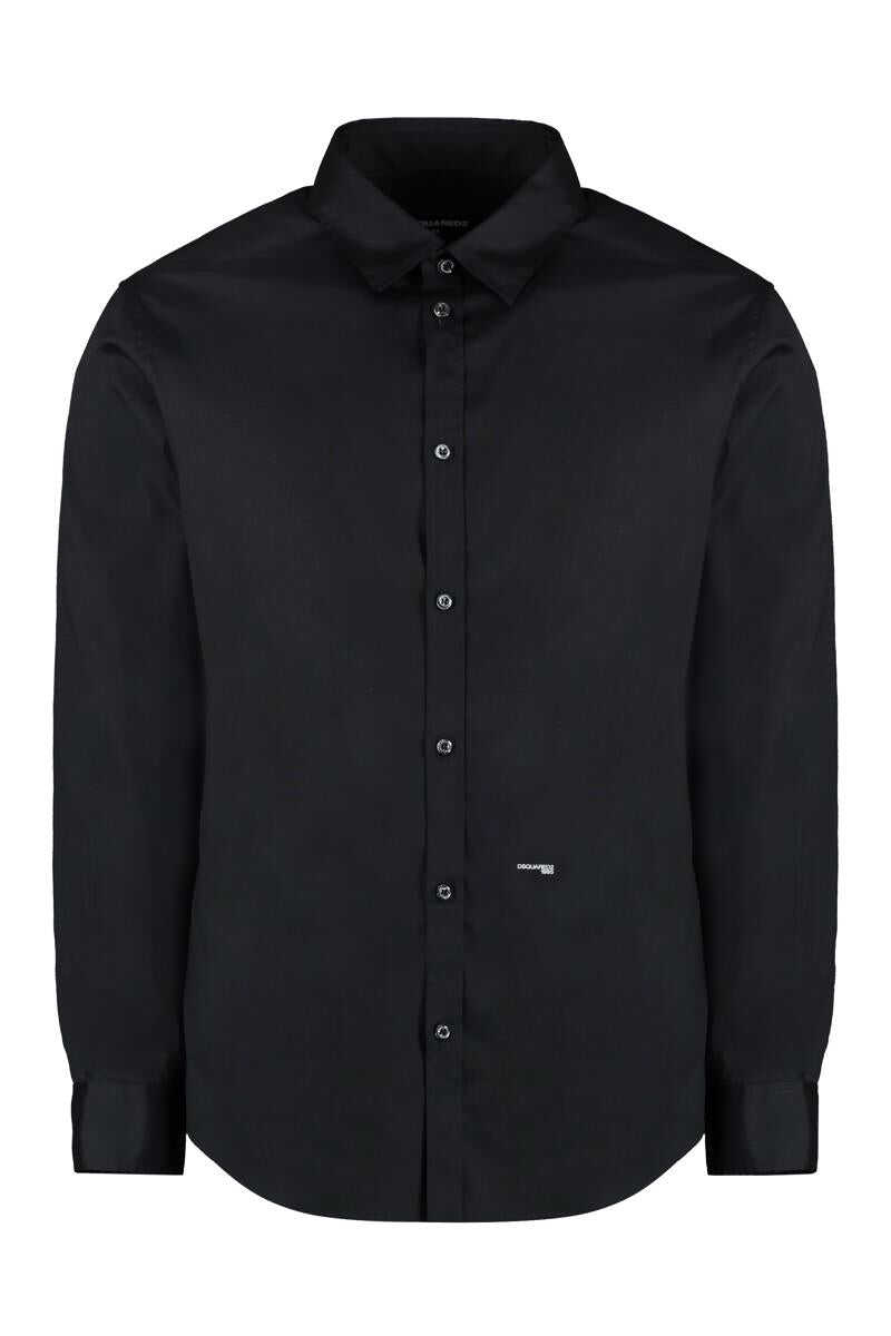 DSQUARED2 DSQUARED2 DAN COTTON SHIRT BLACK