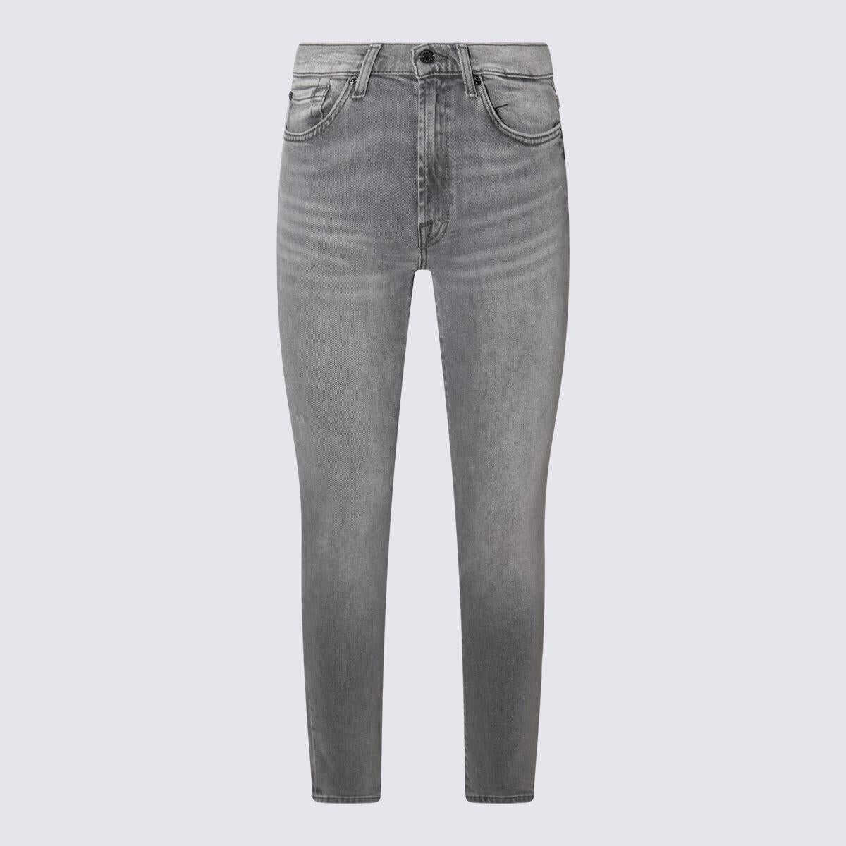 7 For All Mankind 7 FOR ALL MANKIND DARK GREY COTTON ROXANNE JEANS
