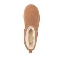 Bocanci UGG Dama - Bocanci UGG Ultramini Beige Boots With Platform In Suede Woman Beige Femei (BM 10970452) - B-mall.ro