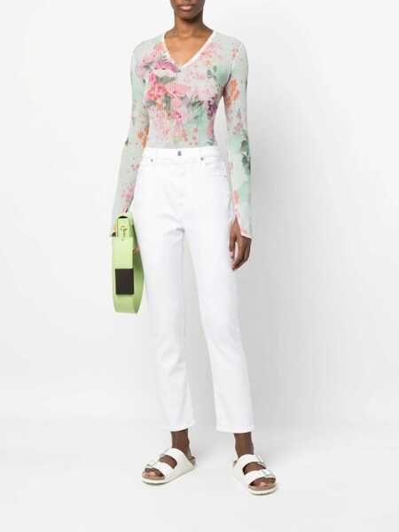 Blugi 7 For All Mankind 7 For All Mankind Slim Fit Denim Jeans WHITE Femei (BM 10977334) 2