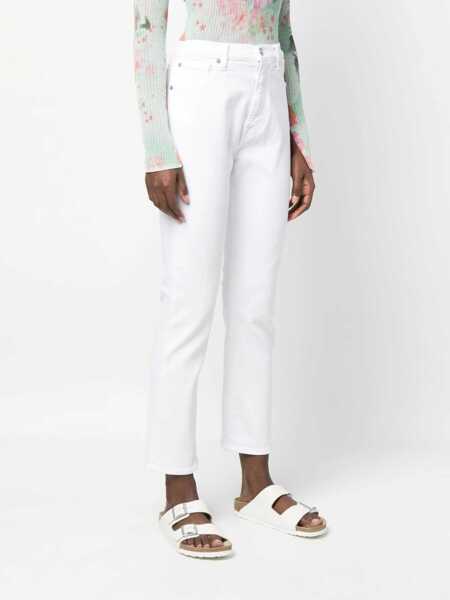 Blugi 7 For All Mankind 7 For All Mankind Slim Fit Denim Jeans WHITE Femei (BM 10977334) 3