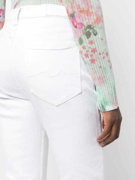 Blugi 7 For All Mankind 7 For All Mankind Slim Fit Denim Jeans WHITE Femei (BM 10977334) 5