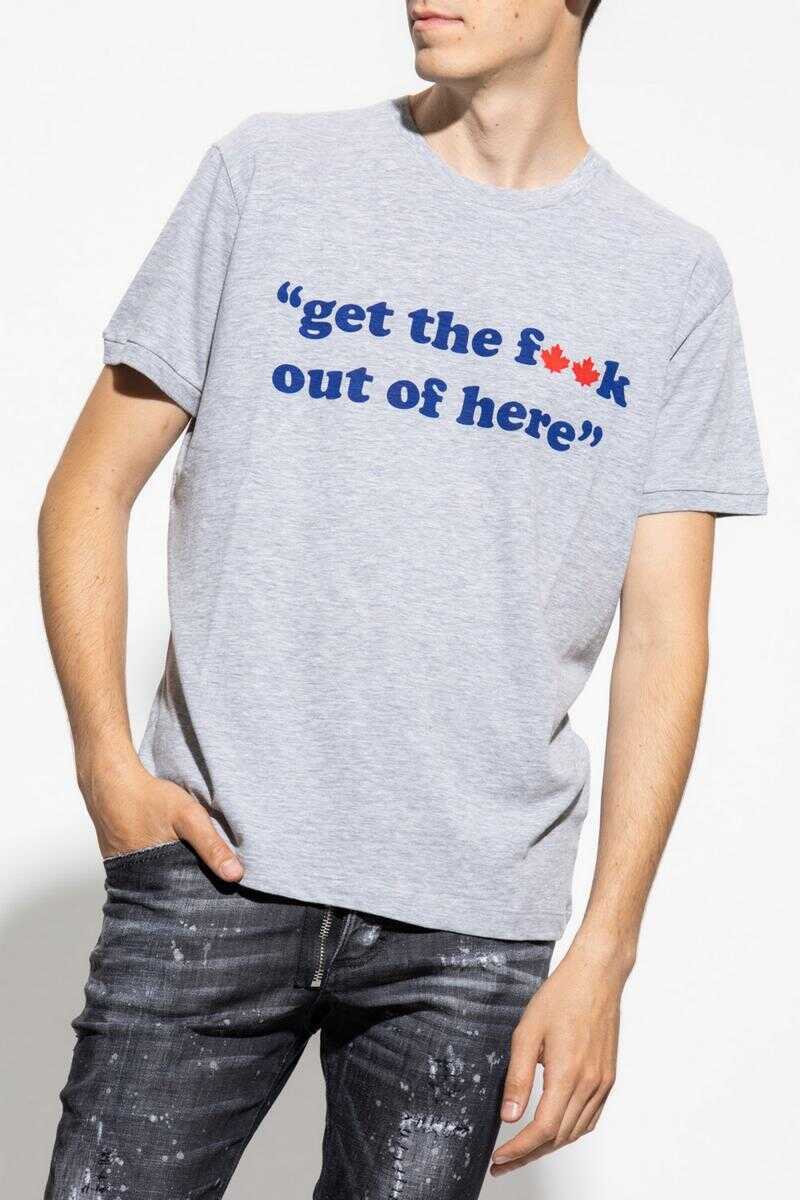 Tricouri DSQUARED2 DSQUARED2 T-Shirt GRAY Barbati (BM 10982263) 2