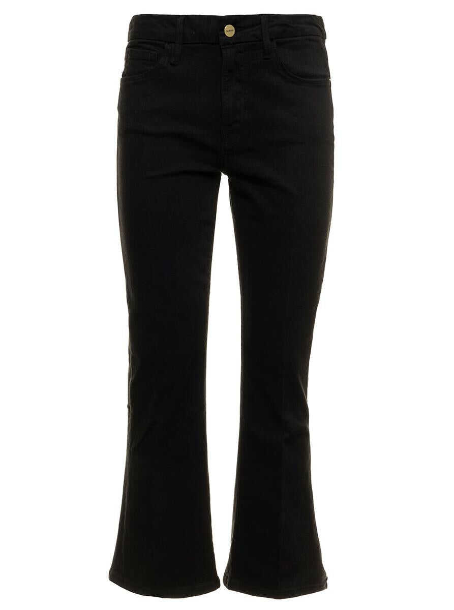 FRAME Frame Woman\'s Le Crop Black Denim Jeans Black