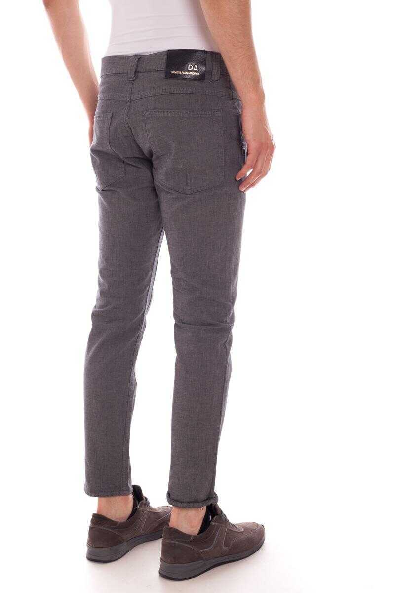 Blugi Daniele Alessandrini Daniele Alessandrini Jeans Trouser GREY Barbati (BM 10983409) 4