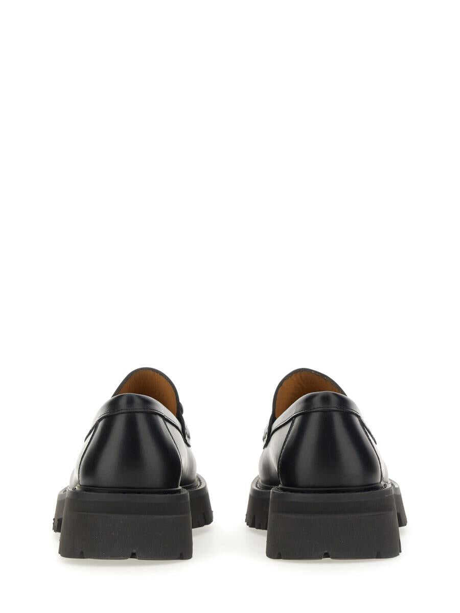 Ferragamo FERRAGAMO MOCCASIN GANCINI BLACK