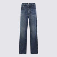 Blugi Isabel Marant Étoile Blue Cotton Jeans Femei