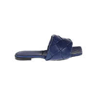 Sandale Bottega Veneta Lido Leather Flat Sandals Femei