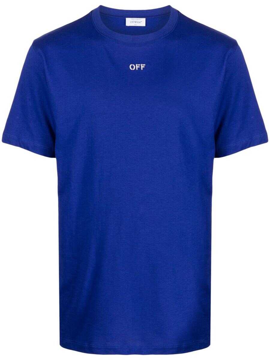 Off-White OFF-WHITE Logo cotton t-shirt Blue