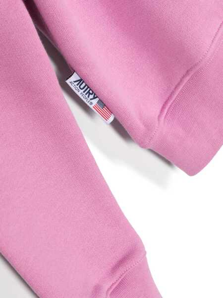 Hanorace AUTRY Logo Crewneck Sweatshirt PINK Fete (BM 11011165) 3
