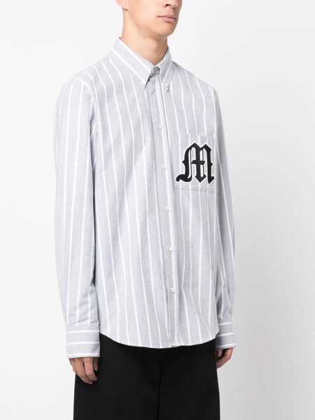 Camasi casual MSGM Shirt With Logo GREY Barbati (BM 11011183) 3