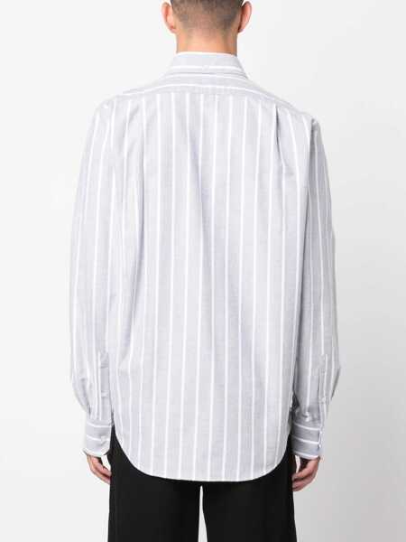 Camasi casual MSGM Shirt With Logo GREY Barbati (BM 11011183) 4