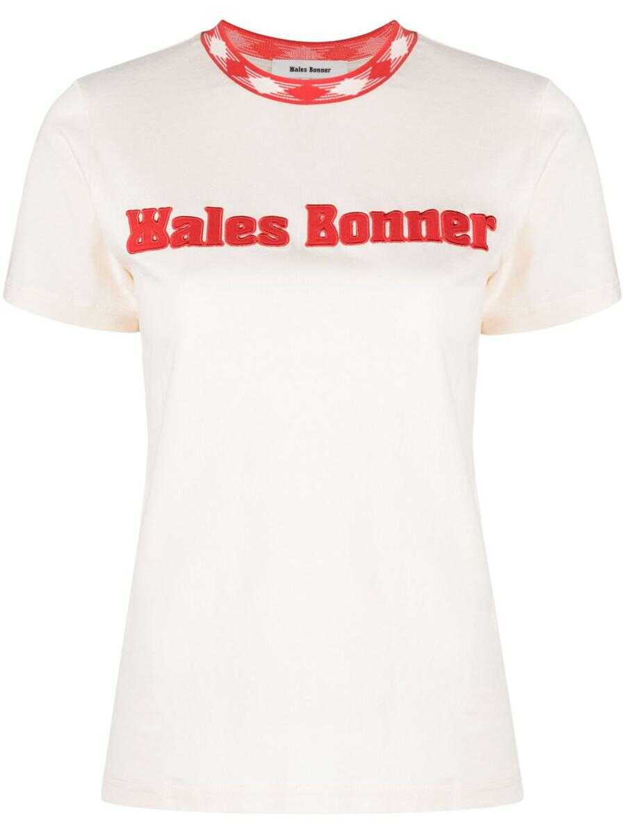 WALES BONNER WALES BONNER ORIGINAL T-SHIRT CLOTHING NUDE & NEUTRALS
