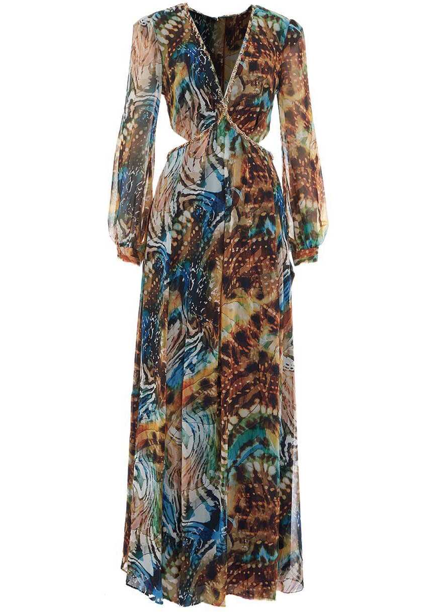 Guess by Marciano Maxi dress with cut outs Multicolor