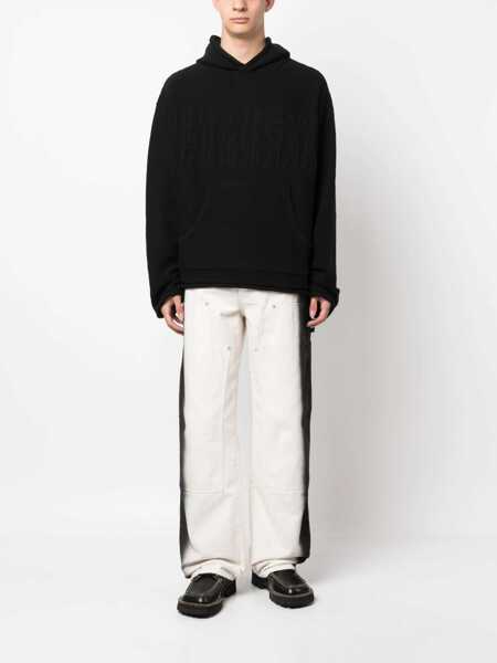 Pulovere casual MM6 Maison Margiela Jersey With Logo BLACK Barbati (BM 11021674) 2