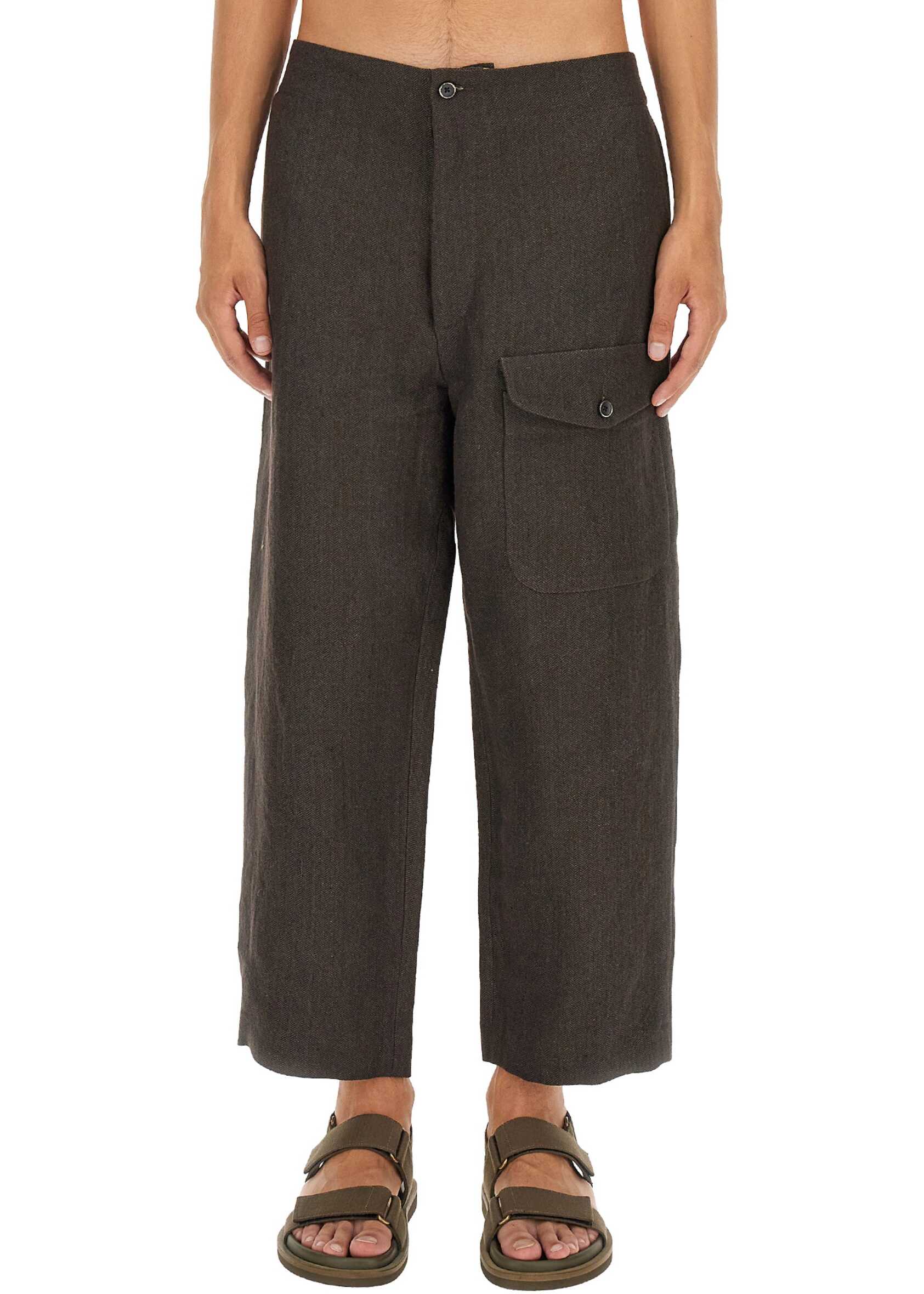 UMA WANG Paxton Pants BROWN