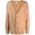 Family First V-Neck Cardigan BEIGE