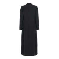 Paltoane 'Cady' Black Coat With Double-Breasted Fastening In Fabric Woman Femei