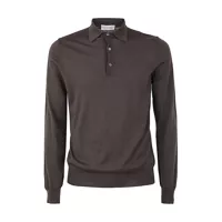 Tricouri Polo Filippo De Laurentiis Long Sleeve Polo Clothing Barbati