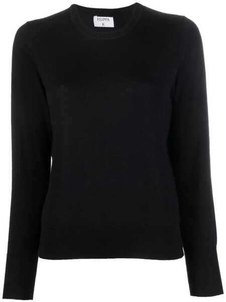 Pulovere FILIPPA K Filippa K Merino Round Neck Sweater Clothing Black Femei (BM 11031346) 1