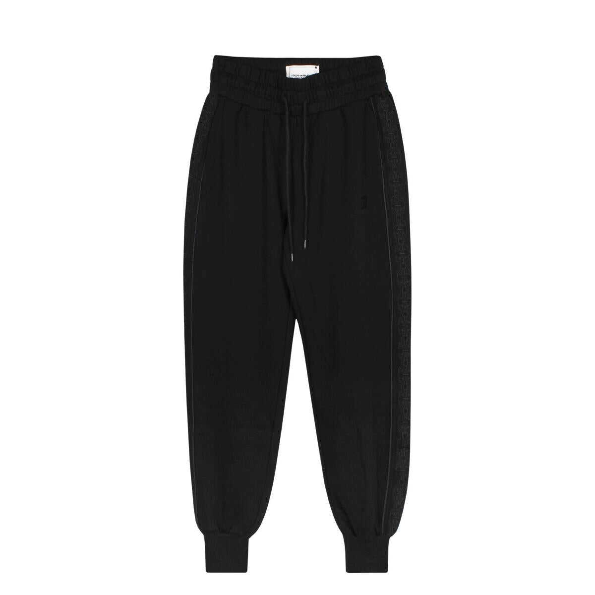 YOUTHS IN BALACLAVA YOUTHS IN BALACLAVA TRACK SPINE PANTS nero