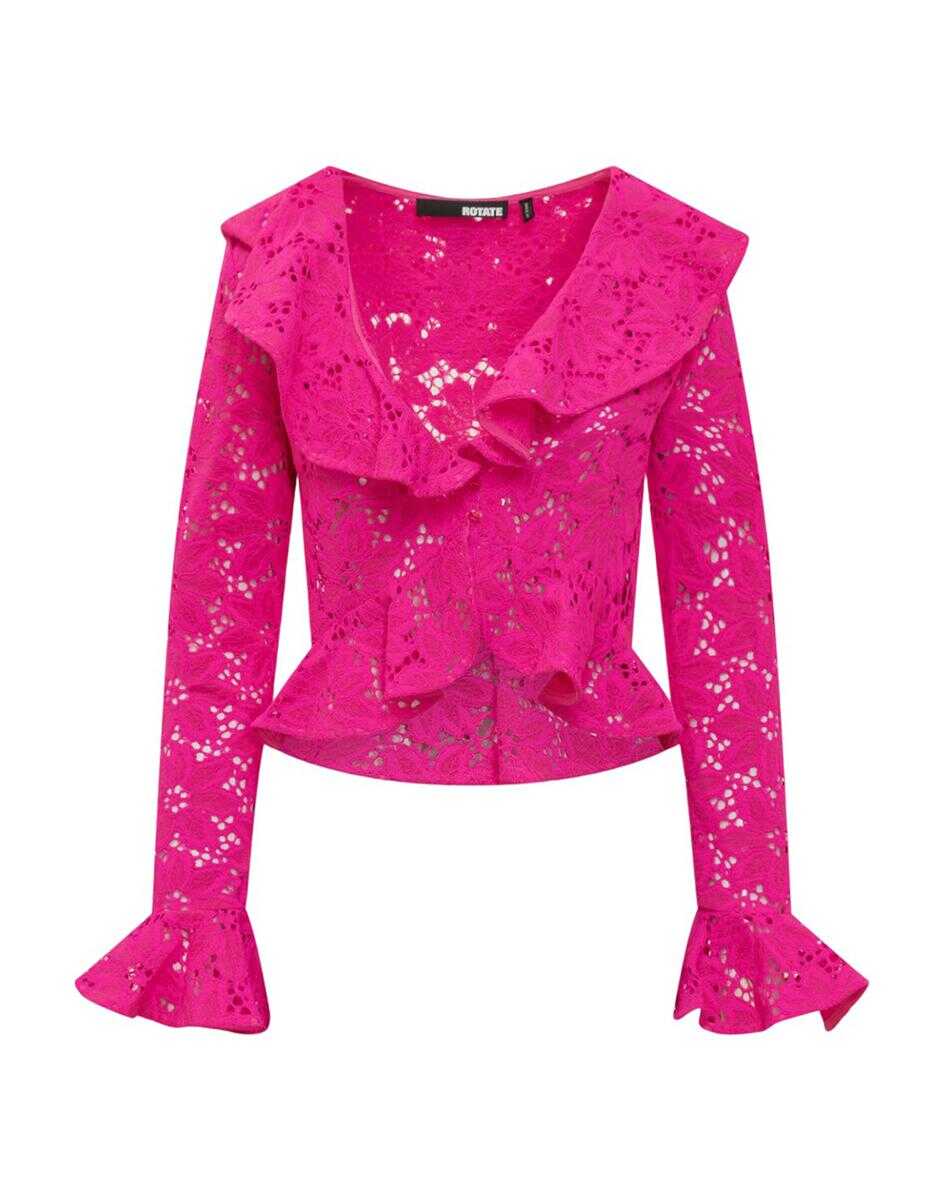 ROTATE Birger Christensen ROTATE CARDIGAN AND KNITTED JACKETS FUCHSIA