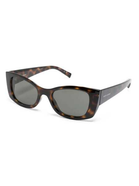 Ochelari de soare Saint Laurent Saint Laurent Eyewear Sunglasses Brown Femei (BM 11042572) 2