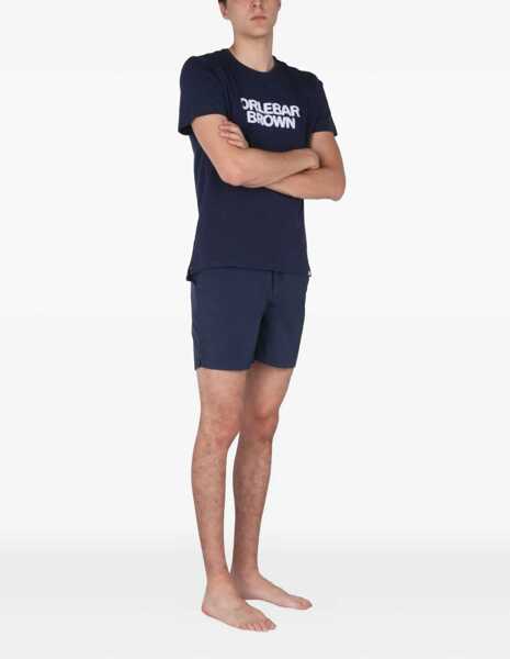 Tricouri ORLEBAR BROWN Sammy Ob Towelling T-Shirt BLUE Barbati (BM 11060557) 2