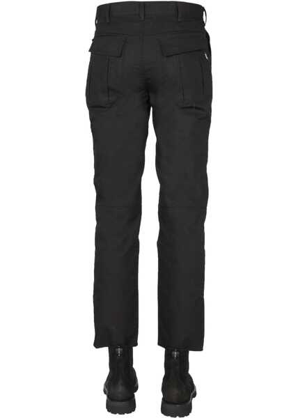 Pantaloni casual ARKAIR Pants With Logo Button BLACK Barbati (BM 11060635) 4