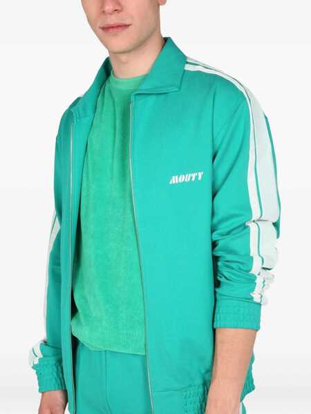 Bluze de trening MOUTY Logo Embroidery Sweatshirt GREEN Barbati (BM 11060797) 4
