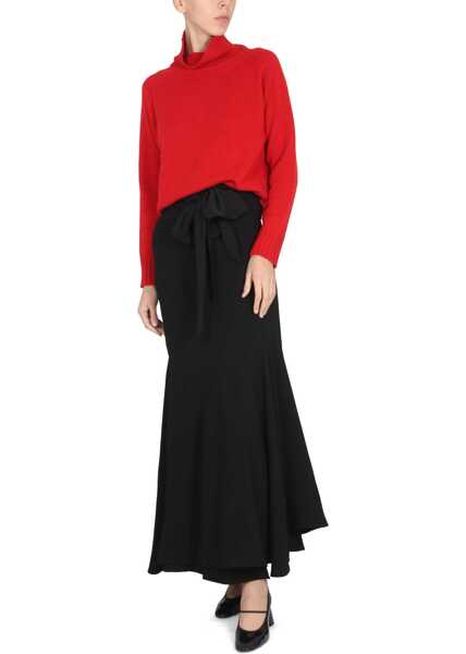 Pulovere casual STEFANO MORTARI Turtleneck Shirt RED Femei (BM 11060890) 2