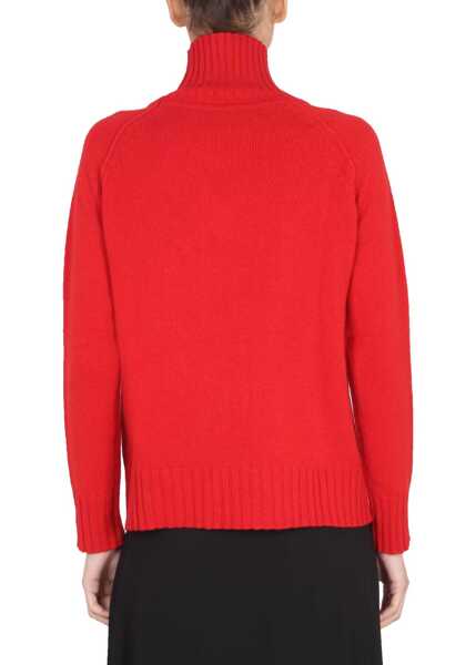 Pulovere casual STEFANO MORTARI Turtleneck Shirt RED Femei (BM 11060890) 3