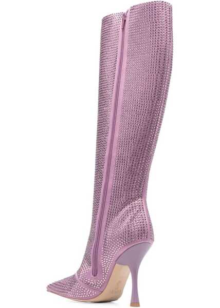 Cizme scurte LEONIE HANNE X LIU JO High Boot With Rhinestones LILAC Femei (BM 11060896) 3