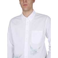 Camasi casual pentru Barbati - Camasi casual 3.PARADIS Singing Birds Shirt WHITE Barbati (BM 11061025) - B-mall.ro