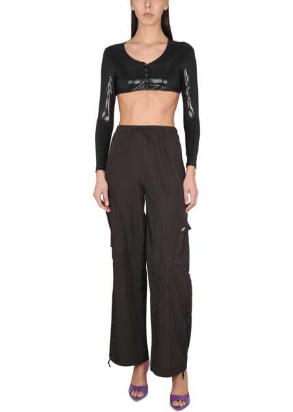 Tricouri NOT AFTER TEN Cropped T-Shirt BLACK Femei (BM 11061067) 2