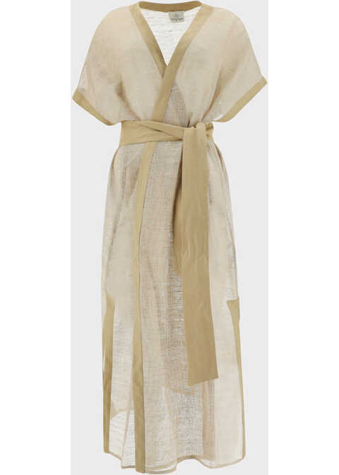 HOLY CAFTAN Kaia Kimono Dress SANDY