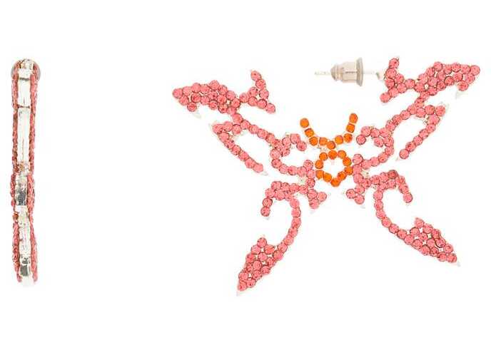 COLLINA STRADA Tattoo Butterfly Earrings PINK