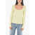 AERON Round Neck Ribbed Sweater Yellow