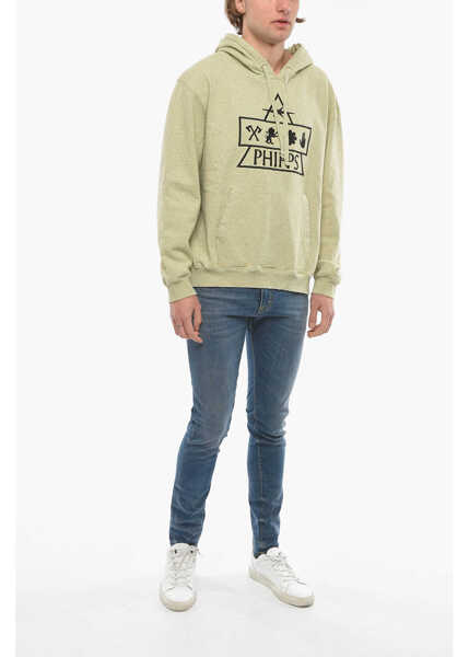 Bluze de trening PHIPPS Embridered Piramid Hoodie Green Barbati (BM 11063179) 4