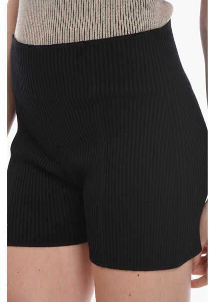 Pantaloni scurti AERON Ribbed Bisou Bike Shorts Black Femei (BM 11063383) 3