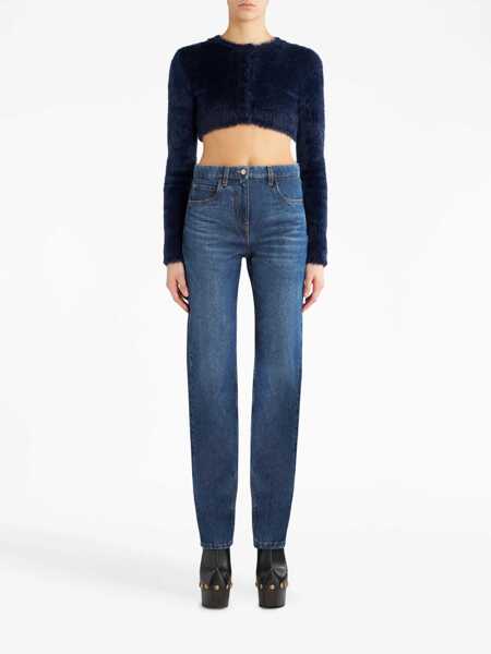 Blugi skinny ETRO Jeans With Logo Embroidery BLUE Femei (BM 11063956) 2