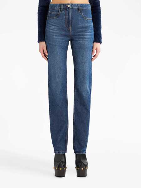 Blugi skinny ETRO Jeans With Logo Embroidery BLUE Femei (BM 11063956) 3