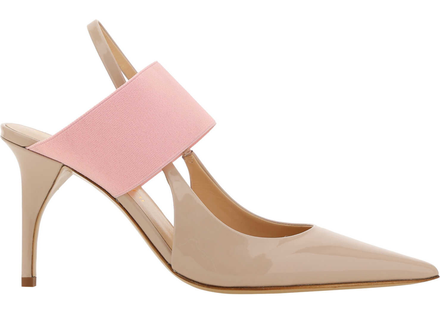 BRUNO FRISONI Pointy Tonic Pumps NUDE