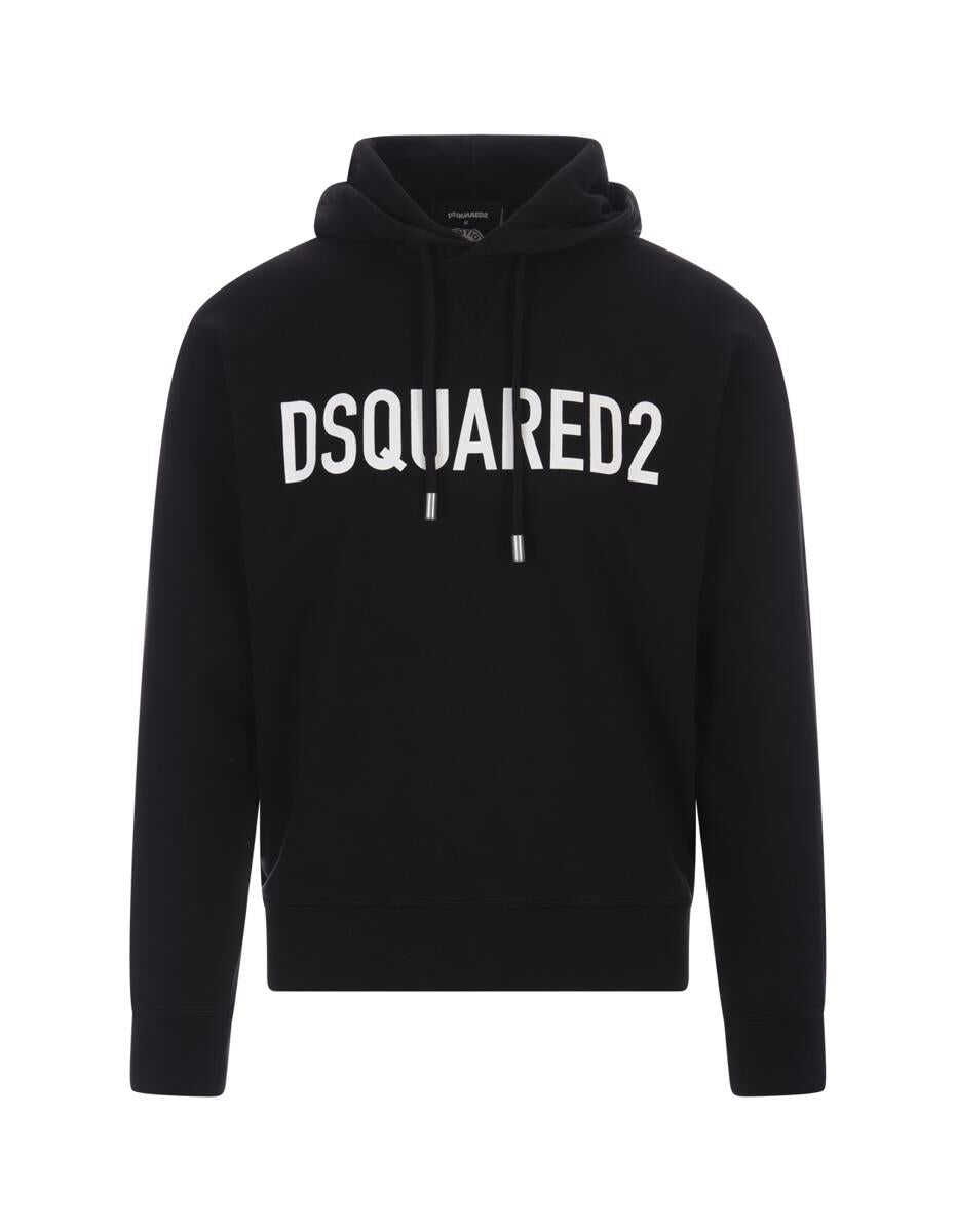 DSQUARED2 DSQUARED2 Dsquared2 Eco Dyed Cool Hoodie In Black