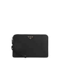 Genti de mana Prada Saffiano Leather Pouch Barbati