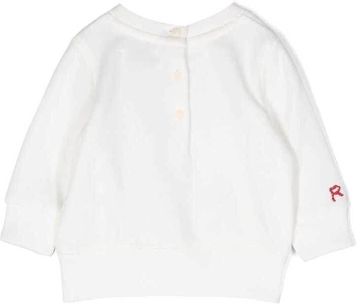 Hanorace Ralph Lauren Bear Crewneck Sweatshirt WHITE Fete (BM 11076808) 2