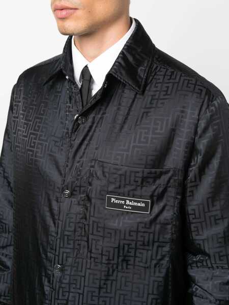 Jachete Balmain Jacket With Logo BLACK Barbati (BM 11076814) 5