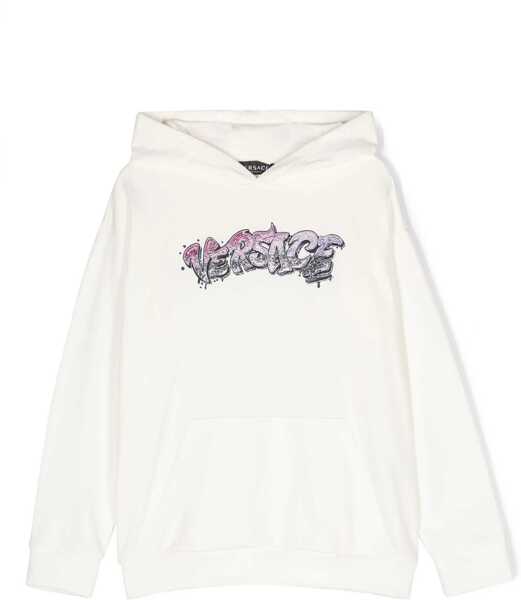 Bluze de trening Versace Logo Hoodie WHITE Fete (BM 11076883) 1