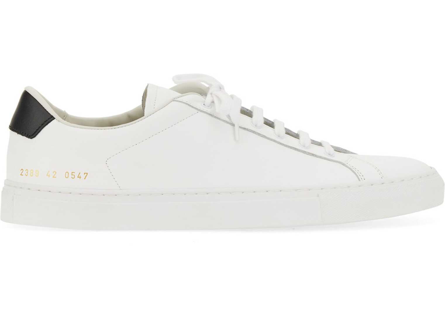 Common Projects Sneaker With Logo WHITE