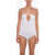 Bottega Veneta Cashmere Blend Gauge Bare-Back Bodysuit White